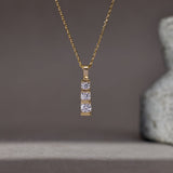 Tri - Star Diamond Pendant