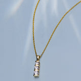 Tri - Star Diamond Pendant