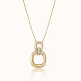 Simply Linked Diamond Necklace
