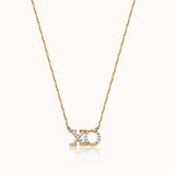 XO Diamond Necklace