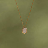 Golden Light Diamond Necklace