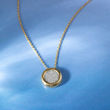 Eternal Diamond Cluster Necklace