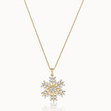 Snowflake Glow Diamond Pendant