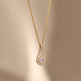 Drop Within Diamond Necklace