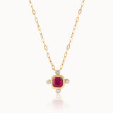 Modern Gem Necklace
