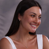 Diamond Dew Cluster Necklace