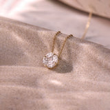 Solitaire Soul Cluster Necklace