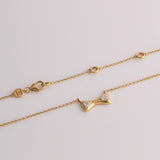 Diamond Heart Bone Necklace