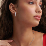 Three Stone Diamond Necklace