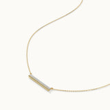 Diamond Bar Necklace