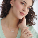 Diamond Bar Necklace