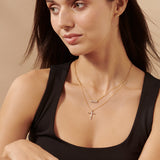 Stardust Diamond Bar Necklace