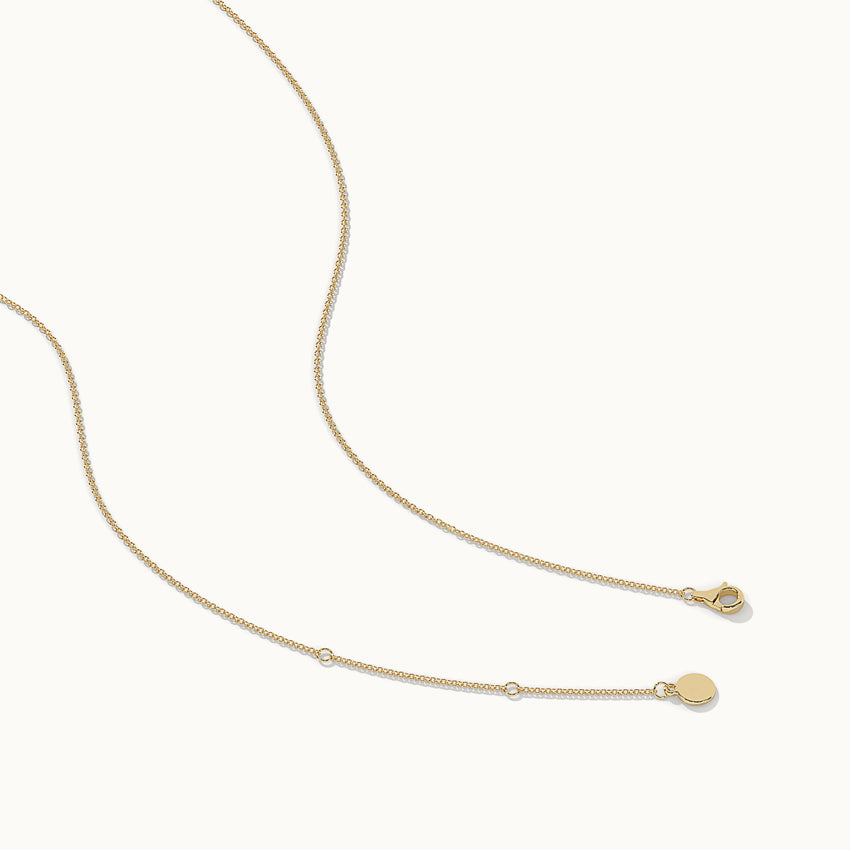 Three Stone Solitaire Necklace, 14K Gold Vermeil, 1 ct Lab Grown Diamond-8