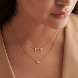 Emerald Solitaire Necklace