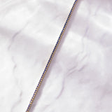 Created Blue Sapphire Tennis Bracelet