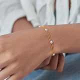 Classic Diamond Station Bracelet