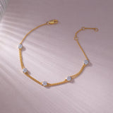 Classic Diamond Station Bracelet