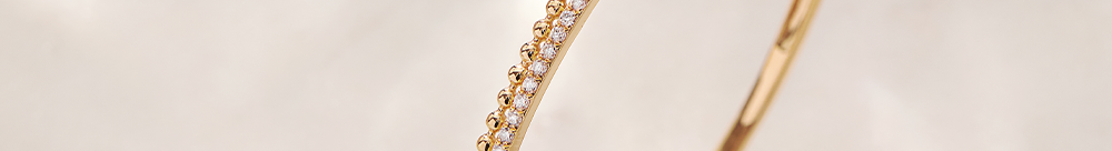 Beaded Oval Diamond Bracelet, 14K Gold Vermeil, 7/8 ct Lab Grown Diamond-1