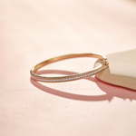 Classic Diamond Oval Bracelet, 14K Gold Vermeil, 7/8 ct Lab Grown Diamond-1