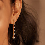 Kite Diamond Drop Earrings