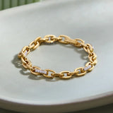 Statement Diamond Link Bracelet