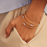 Flexible Wrap Around Diamond Bracelet