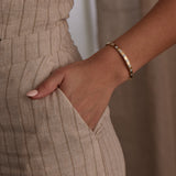 Station Diamond Oval Bracelet