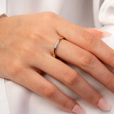 Textured Diamond Band